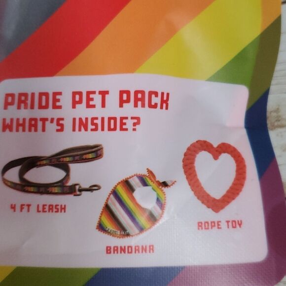NEW Sealed CultureFly Pride‎ Pet Dog Pack Leash, Bandana, Rope Toy - Picture 4 of 6